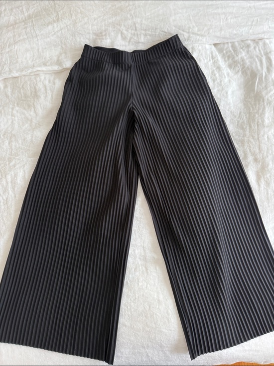 COS Pants - COS Black Pleated Wide-Leg Pants